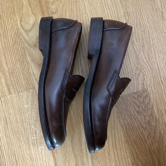 Ralph Lauren Burnished Singleton Loafer - Picture 6 of 7